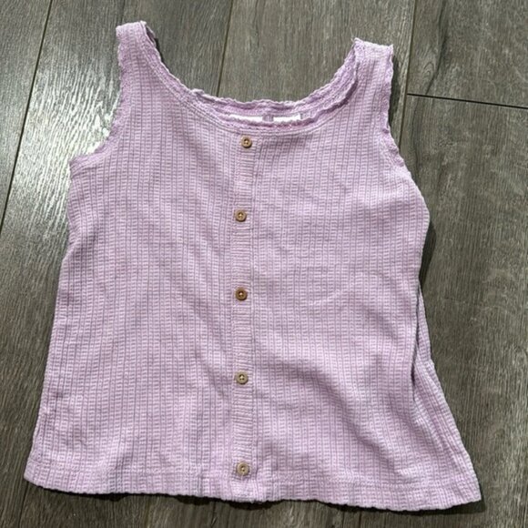girls purple tank top 4/5